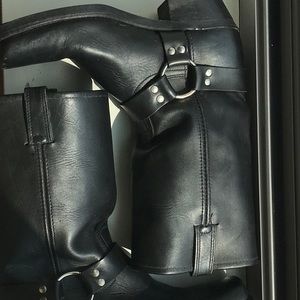 Frye Motorcyle Boots Harness 12R Boots Authentic
